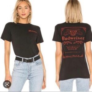 Junk Food Clothing Budweiser Graphic T-Shirt Size XS Revolve